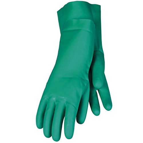 3M 90012 Nitrile Solvent Resistant Gloves, Large