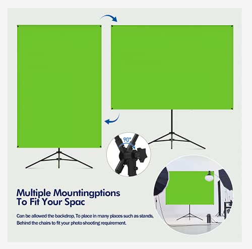 Green Screen, Green Screen Backdrop with Stand, Collapsible Photo