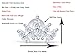 ONDAISY 14k Rhodium Plated Simulated Diamond Cz Heart Queen Bridal Mermaid Princess Crown Tiara Ear Studs Post Ball Earring Piercing For Women