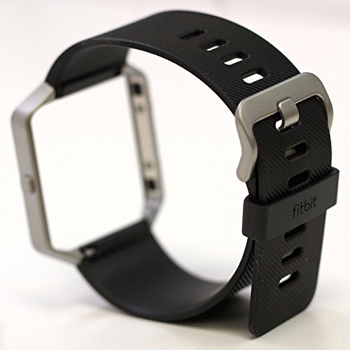 OEM Fitbit Blaze Accessory Replacement Wrist Band & Frame Large Black Original with Stylus (Certified Refurbished)