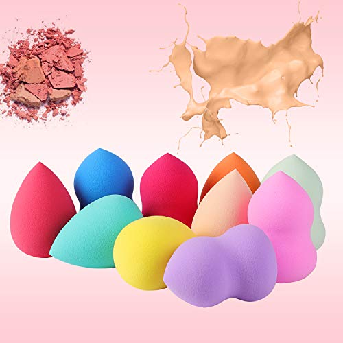 10pack Makeup Sponge Beauty Foundation Blending Sponge, You Can Use