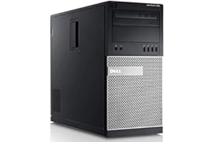 Gaming DELL Optiplex Tower Computer Desktop PC (Intel Core i5 3.1GHz, 16GB Ram, 2TB HDD + 128GB SSD, WiFi, Bluetooth, DVD-RW,