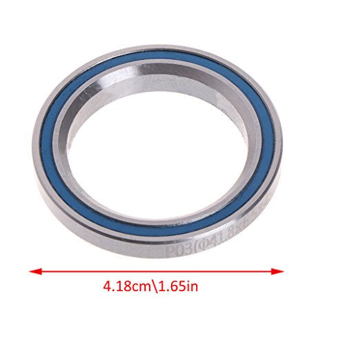41.8mm/1.65'' Bicycle Headset Sealed Cartridge Bearing, Bike Headset Replacement Bearing, Cycling Parts Rings Steel Repair Tool