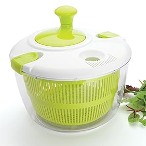 Taylors Eye Witness slacentrifuge, 4 liter, plastic, groen en wit, ook te gebruiken als slakom en zeer, BPA-vrij