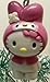 Hello Kitty Set of 6 Holiday Christmas Tree Ornaments Featuring Hello Kitty Dressed as My Melody, Keroppi, Kuromi, Bradte-Maru, Cinnamaroll, and Chibimaru