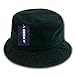 DECKY Polo Bucket Hat, Black, Small/Medium