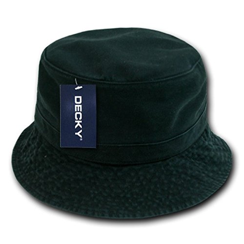 DECKY Polo Bucket Hat, Black, Large/X-Large