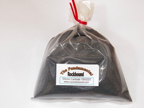 Fundamental Rockhound Products: 1 lb 150/220 Medium GRIT for rock tumbling polishing rocks Silicon Carbide