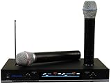 Hisonic VHF Dual Rechargeable Wireless Microphone System, HS8286.