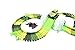 Car Track Race Builder System Flexible Toy Set For Kids 96 Accessories Pieces With Off-Road Vehicle Tunnel Trees Dual Gate And Two Dinosaurs