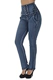N342BT – Colombian Design, Butt Lift, Levanta Cola, High Waist, Boot Leg Jeans