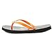 MICHAEL Michael Kors MK Flip Flop Shiny Mimosa/Brown 8 Womens Shoes