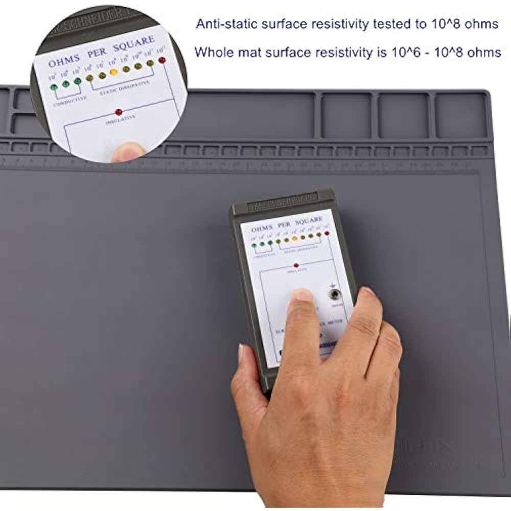 AntiStatic Mat ESD Safe For Electronic Includes Wristband Grounding