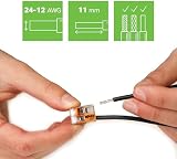 Wago 221-412 Lever-Nuts 2-Conductor Compact Splicing Connectors Pack of 10 view 2