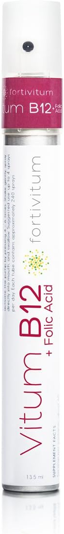 Vitamin B12 Liquid Spray with Folic Acid. It has 4 Times Better Absorption Than softgels. Vegan - Premium Quality Ingredients. 60 Day Supply. Made in USA