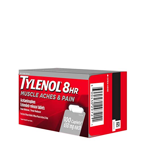Tylenol 8 Hour Muscle Aches & Pain Acetaminophen Tablets for Muscle
