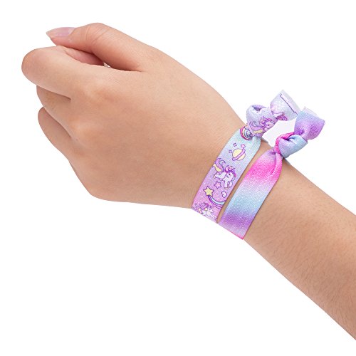 Geefuun Unicorn Hair Ties Party Favors Birthday Gifts Supplies - Girls Elastic Ponytail Holders Decorations