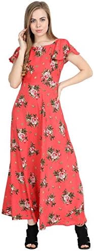 Women Multicolor Floral Printed Maxi Dress