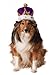 Rubie's Mardi Gras King's Crown for Pets, Medium/Large, Purple