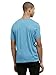 Kenneth Cole REACTION Men's Ss Eyelet Henley, Blue Jay, Large