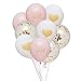 Pink and Gold Baby Shower Decorations for Girl - Baby shower Party Supplies Paper Lanterns/Tissue Pom Poms/Balloons/Banner/Sash/Glue Dots/Ribbon - Pink/White/Gold Decorations - Balloon/Lantern Princess Baby Products - Its a girl baby shower decoration