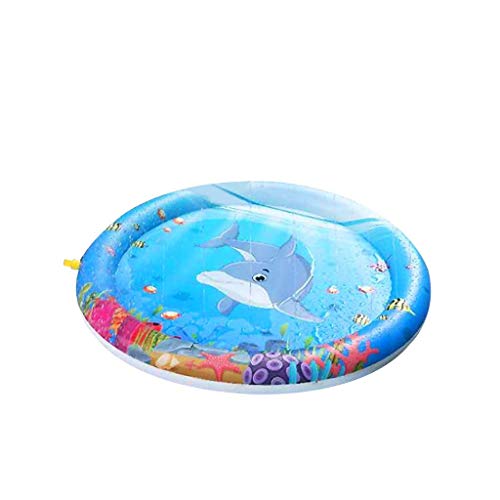 Summer Sprinkle & Splash Water Play Mat for Kids Outdoor Water Toys Team Inflatable Water Mat by Wesracia - Thumbnail 5