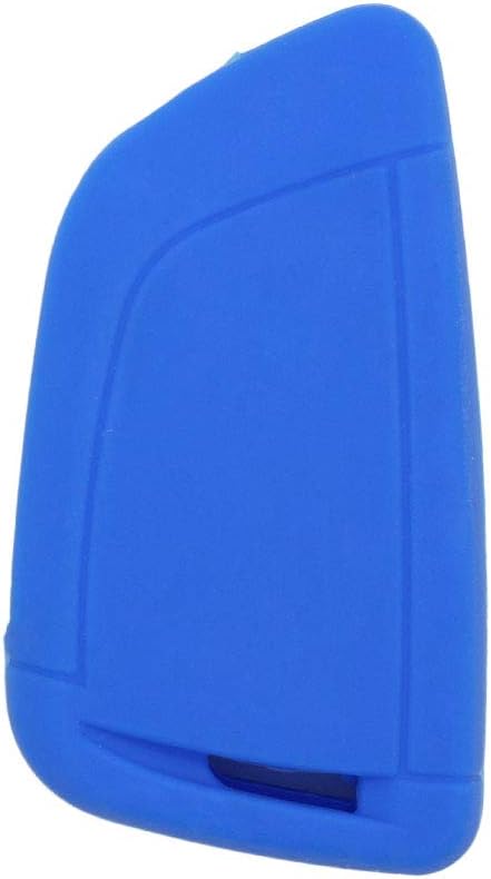 BROVACS Silicone Cover Protector Case Holder Skin Jacket Compatible with BMW X1 X3 X4 X5 X6 4 Button Smart Remote Key Fob CV4907 Deep Blue - Image 3