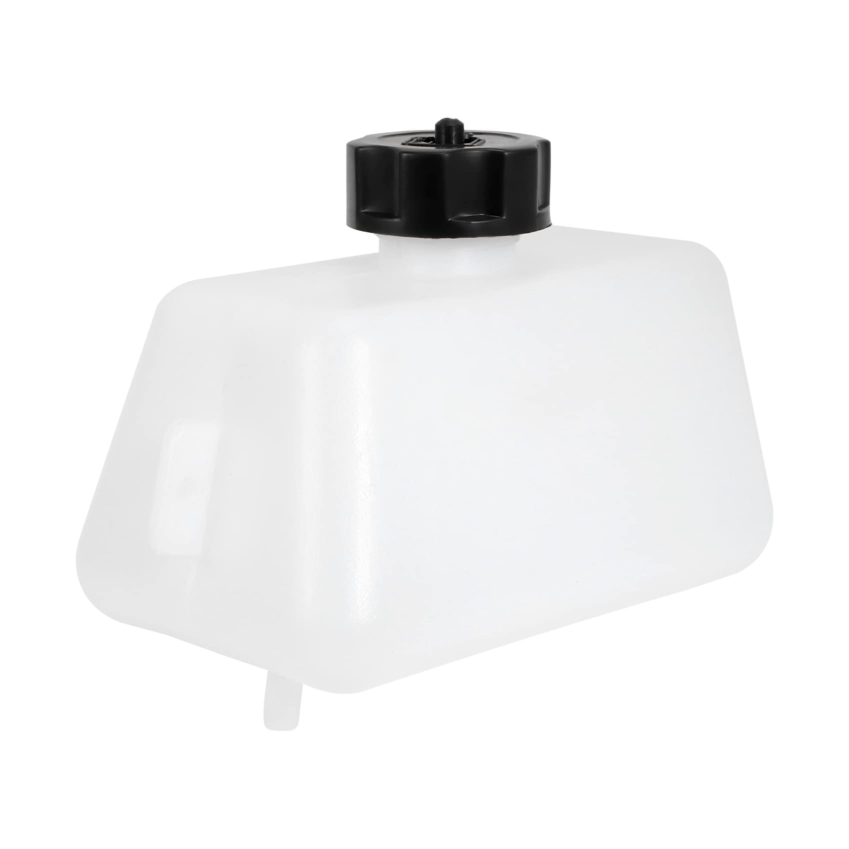 zilitol 1L Mini Dirt Bike Plastic Petrol And Compact Gas Tank With Sturdy Black Cap In A White Body Design