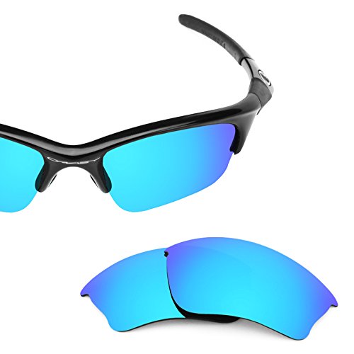 Revant Polarized Replacement Lenses for Oakley Half Jacket XLJ Ice Blue MirrorShield