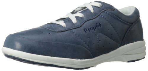 Propet Women's Washable Walker Sneaker,Royal Blue/White,9.5 4A US