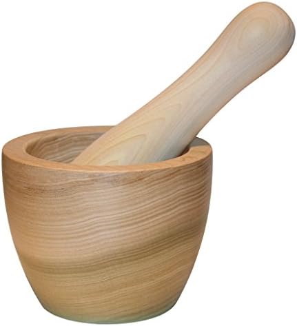 JMP Soho Wood Gourmet Mortar and Pestle Set