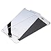 Silver iPhone 6 6S Electroplating Mirror Effect Anti Scratches Gravydeals® Fashion Premium Diamond Tempered Glass Screen Protector Film Decal Skin Sticker for Apple iPhone 6 6S 4.7 Inch