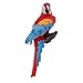 Fityle Life Size Colorful Parrot Sculpture Modern Yard Garden Zoo Ornament Decor