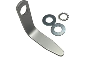 Zeluga 10-167 3/8in. L-Shaped Small Rafter Hook for Nail Guns with 3/8in. NPT Air Fitting with Teeth Washer and Flat Washers