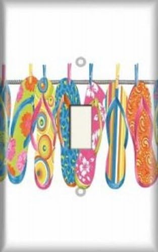 Light Switch Plate Cover - Hanging Beach Sandals