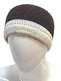 Alpaca Men's Wool Fleeced-Lined Beanie Hat Handmade in Bolivia