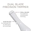 Conair Satiny Smooth Ladies Dual Blade Precision Trimmer, Battery Operated
