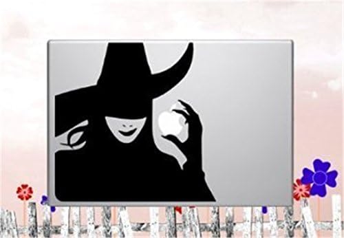 Beancase Wicked Witch Removable Vinyl Laptop Decorative Protection Sticker Decal Skin for Apple Macbook 13" 15"17" + Free One Ring and Rubber Wrist band