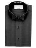 Neil Allyn Men's Black Wing Collar 1/4
