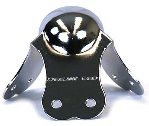 Professionelles Flugkoffer, verchromt, 14 Gauge, Stahlkugelecke mit 3 Zinken, Sechskantanker, 2 Nieten pro Blatt DEEJAYLED TB