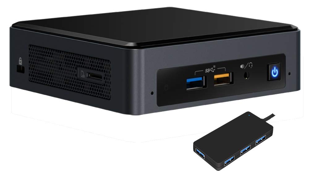 Intel NUC NUC8I5BEK Home and Business Desktop Black (Intel i5-8259U 4-Core, 64GB RAM, 1TB m.2 SATA S