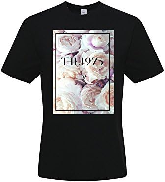 The 1975 Men's T-shrits, DIY The 1975 100% Cotton Crew Neck T-Shirt (X-Large)