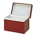 C.R. Gibson Recipe Card File Box, Comes With 40 4'' by 6'' Blank Recipe Cards, 6.5'' W x 4.75'' L x 4.25'' H