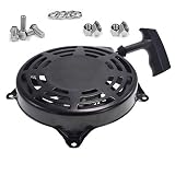 FanzKo Recoil Pull Starter 497680,Rewind Starter/w Nuts and Bolts for Briggs Stratton Toro Lawn boy MTD Snapper Lawn Mower
