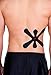 RapidForce Shapes: Next Generation Pre-Cut Kinesiology Tape, Star Shape, Black, 2 Pack