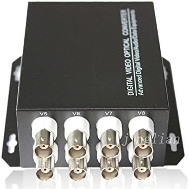 YVZOTCK Optical transceiver 8 video optical transceiver with 1 way reverse data RS485 single multimode fiber 20KM FC