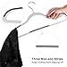 FSUTEG Plastic Hangers 50 Pack Dry Wet Clothes Hangers with Non-Slip Pads 0.2