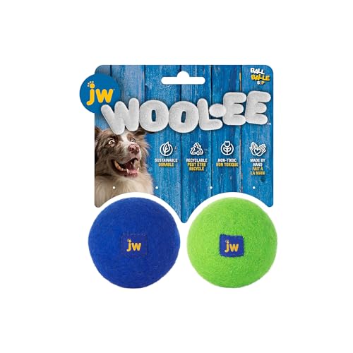 JW Wool-EE Bone Small Handmade 100% Wool All Natural Dog Toy for Fetch