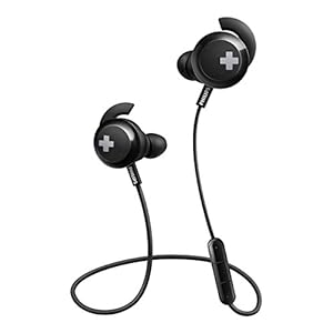 Philips Audio SHB4305 BASS+ Bluetooth Wireless In Ear Earphones with Mic, 12.2 mm Drivers, 6 Hr Playtime (Black)