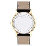 MOVADO-Swiss-Museum-Classic-Black-Dial-Mens-Gold-Slim-Leather-Watch